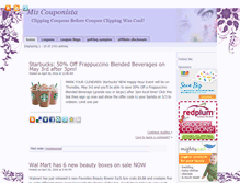 Tablet Screenshot of mizcouponista.com